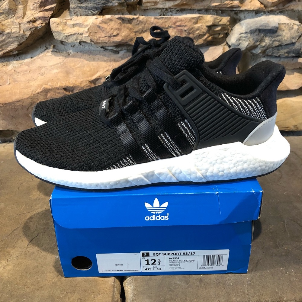 Adidas EQT 93/17 - Core Black - Men’s 12.5